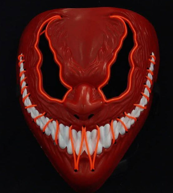 Purge Demon Light Up Mask - Red