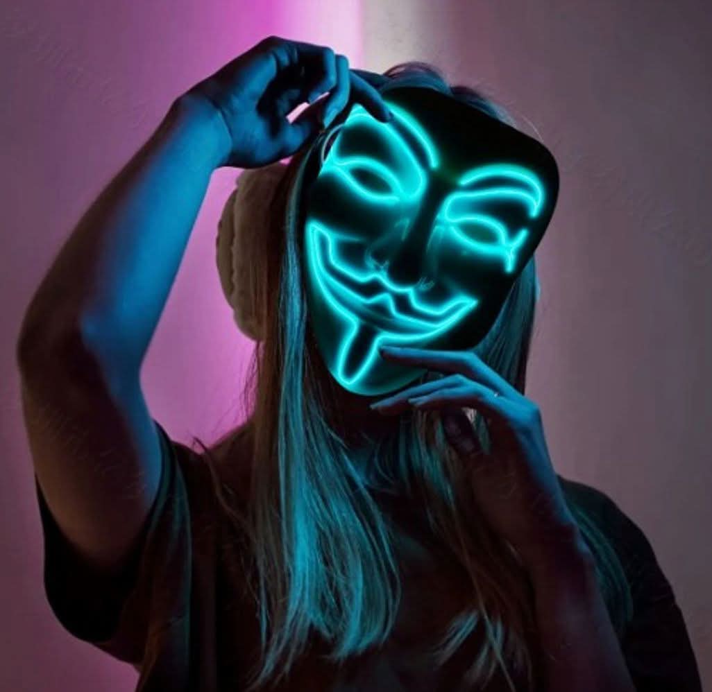 Stitched Light Up Mask