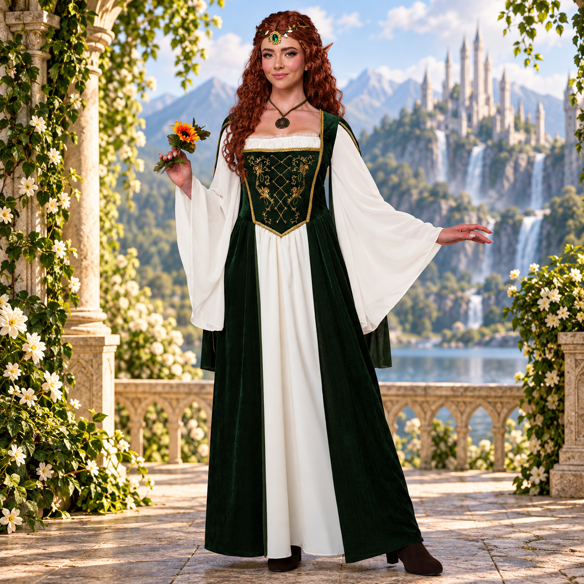 Elven Renaissance Queen Adult Women's Costume