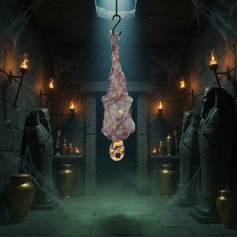 Animated Hanging Mummy 1.7m