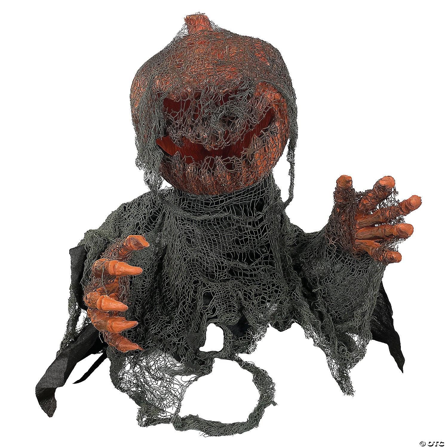 A spooky and fun animated pumpkin groundbreaker yard decoration for Halloween