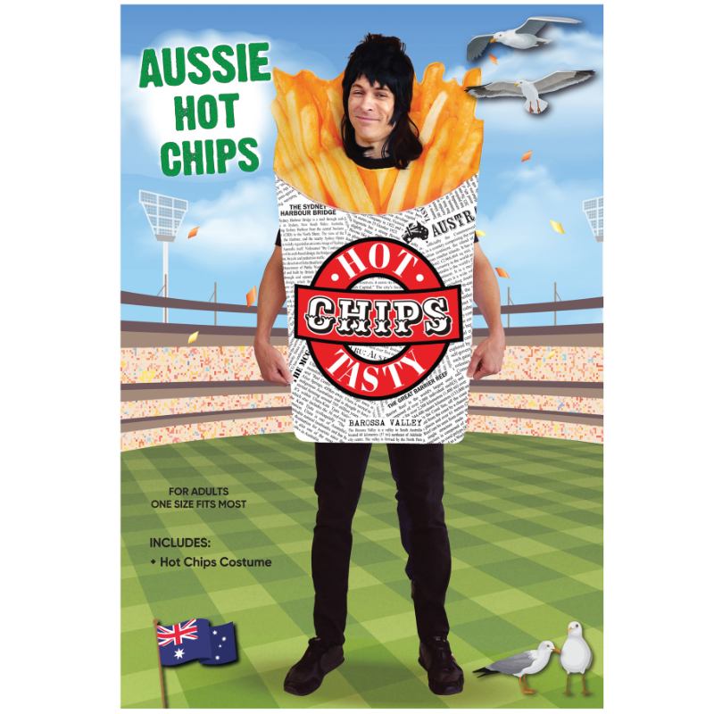 Aussie Hot Chips Adult Costume