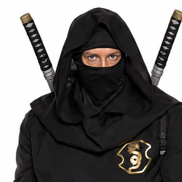 Ninja Warrior Mens Costume