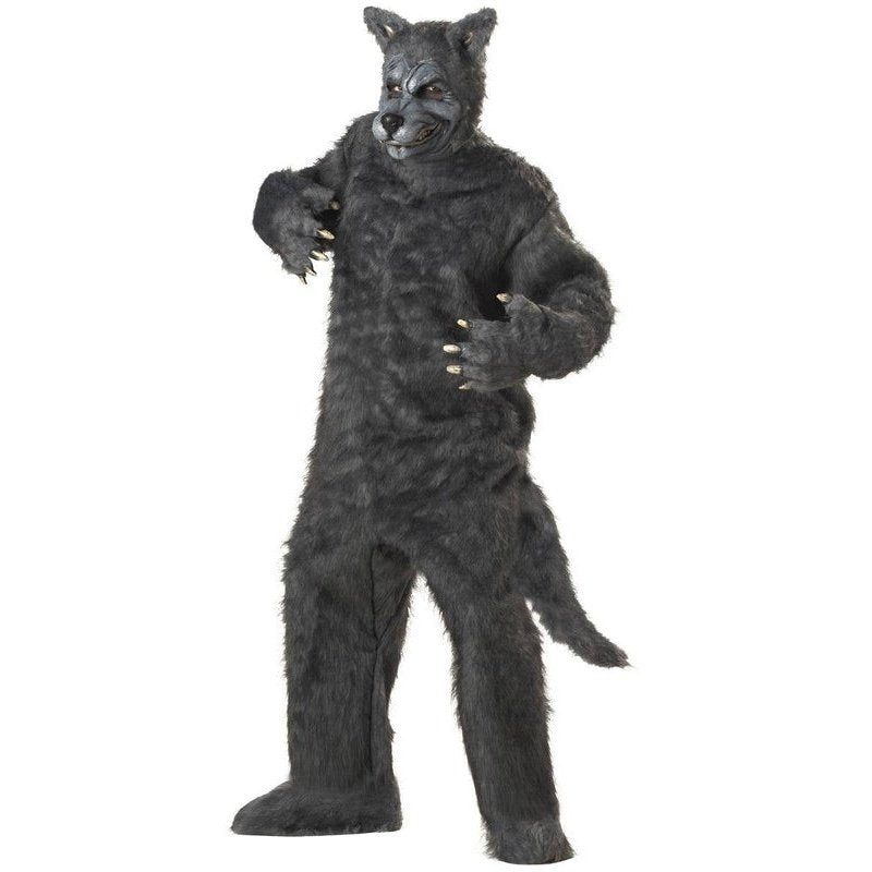 Big Bad Wolf Men's Grey - Jokers Costume Mega Store