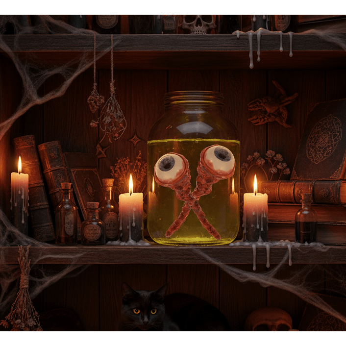 Bloody Eyeballs on Stalks - Set of 2