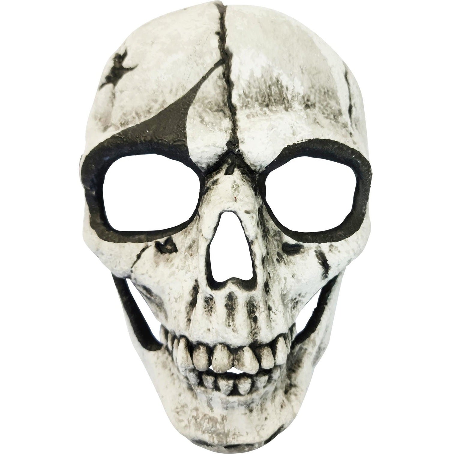 Skull Mask, White and Black