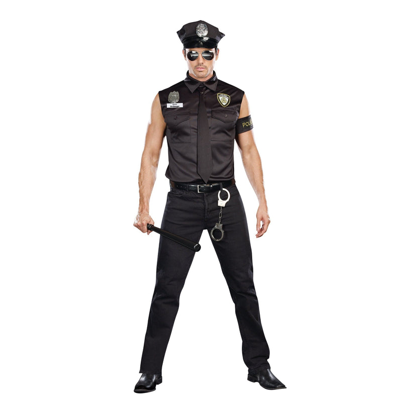Dirty Cop Officer Mens Costume
