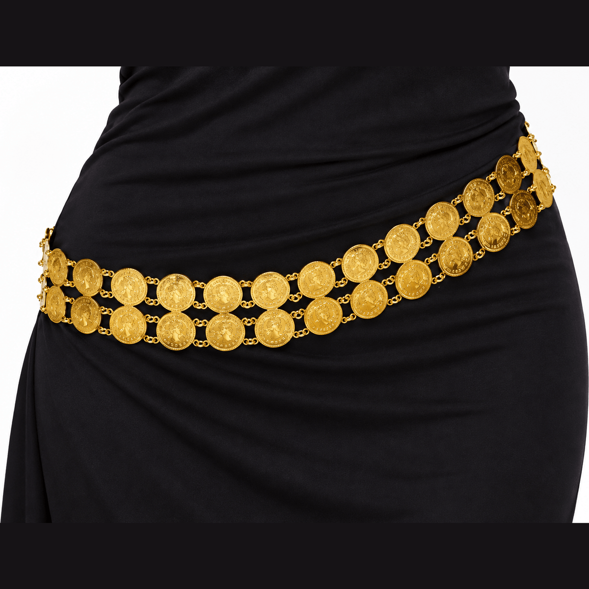 Coin Hip Costume Belt