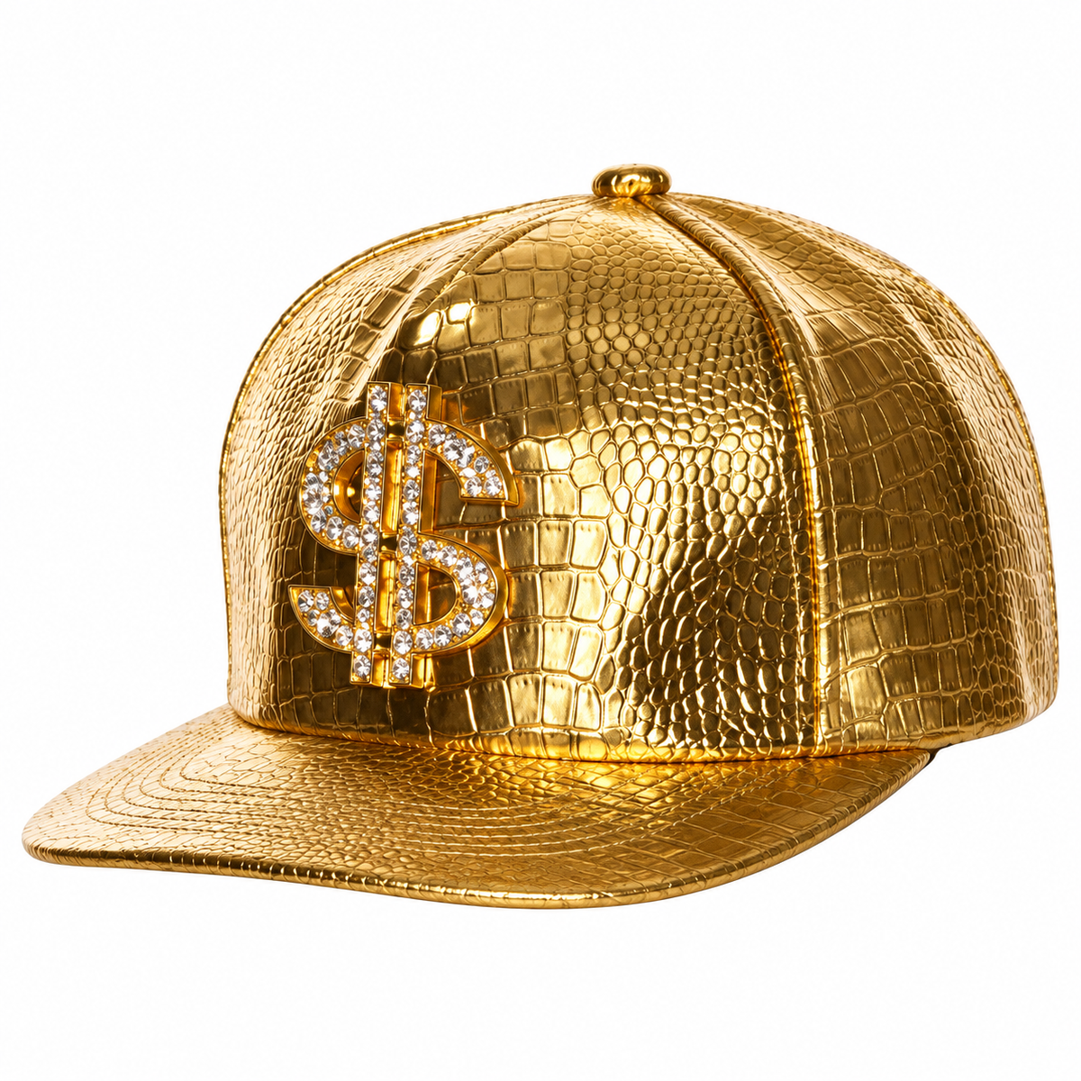 Hip Hop Costume Metallic Hat