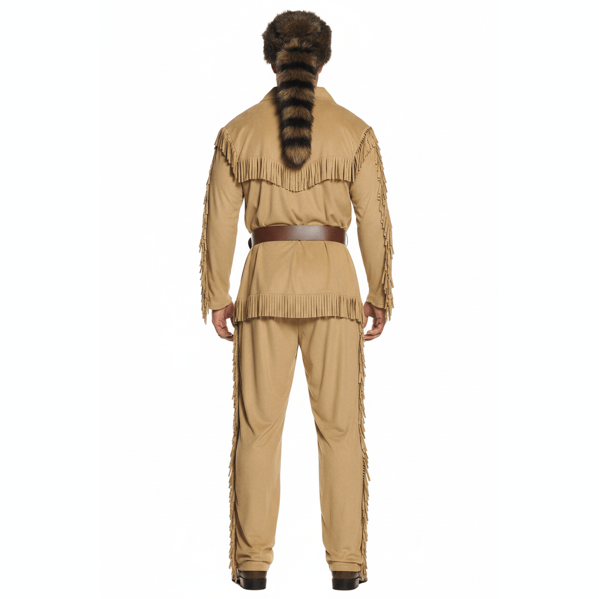 Frontier Man Costume - Back View