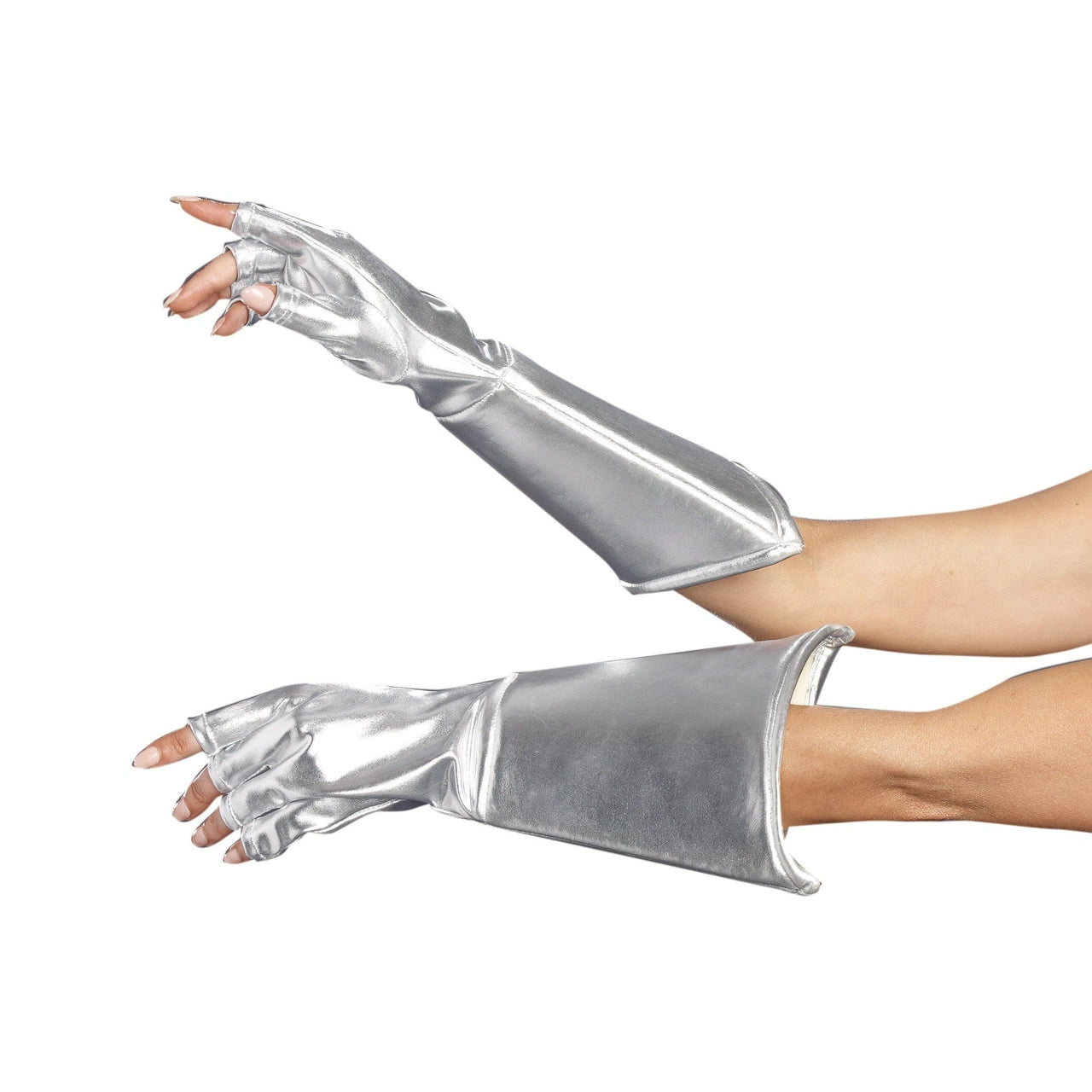 Pair of stylish black Galaxy Gloves with touchscreen capability for smartphones