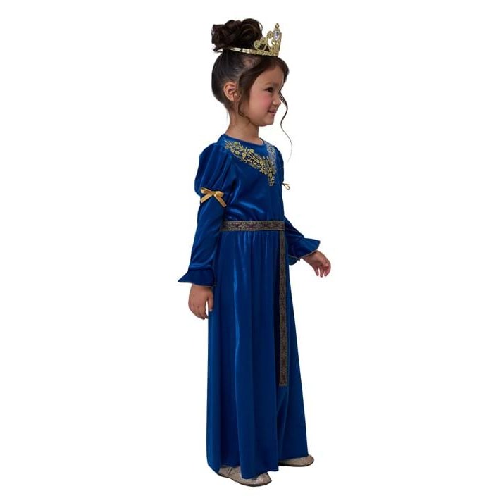 Royal Blue Renaissance Princess Girls Costume
