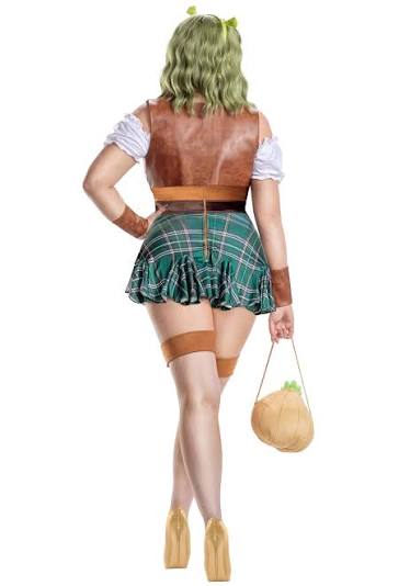 Swamp Ogre Women's Costume, Plus