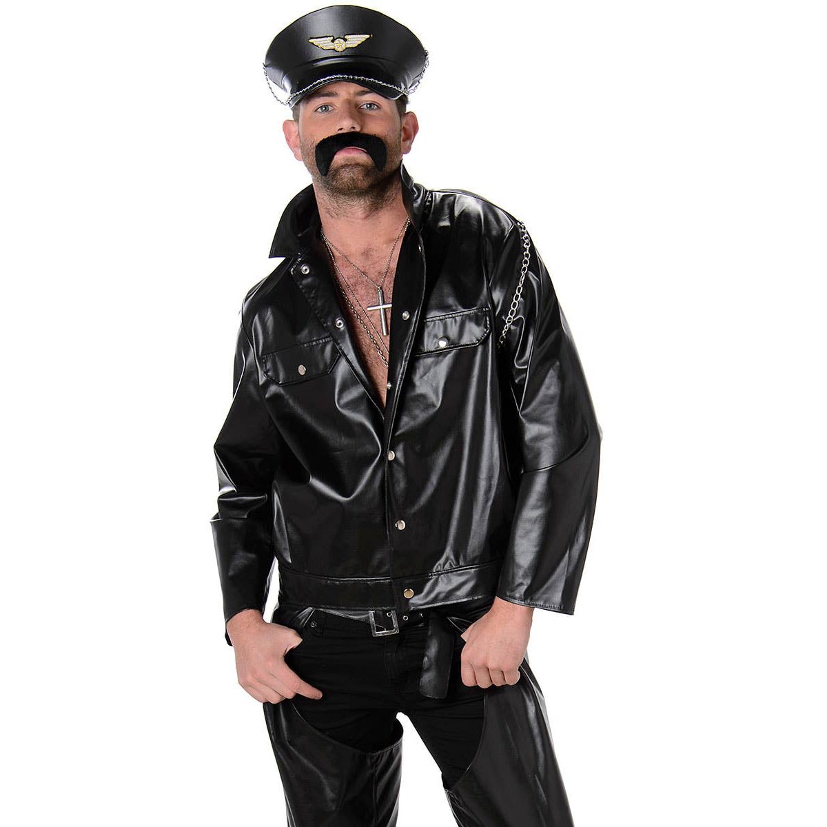 Bad Biker Men's Village People Costume
