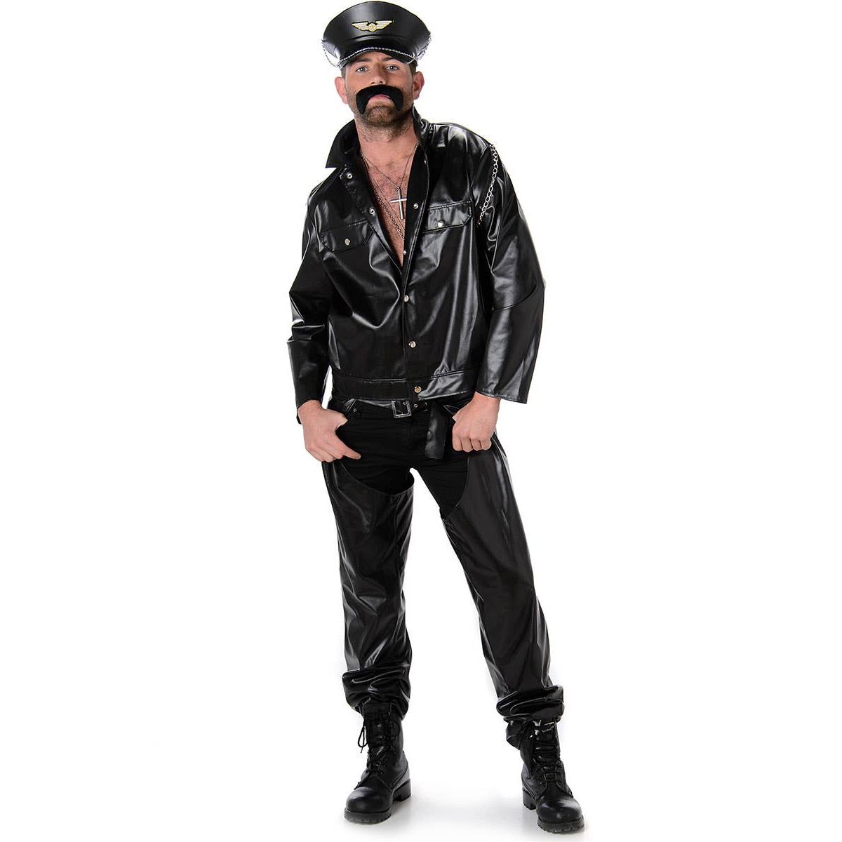 Bad Biker Men's Village People Costume