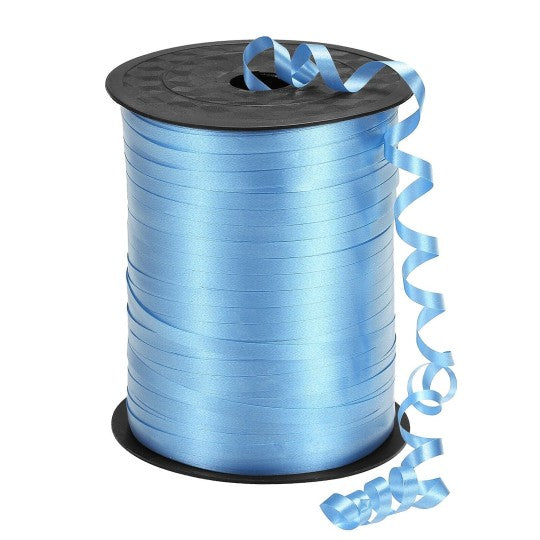 Light Blue Metallic Curling Balloon Ribbon
