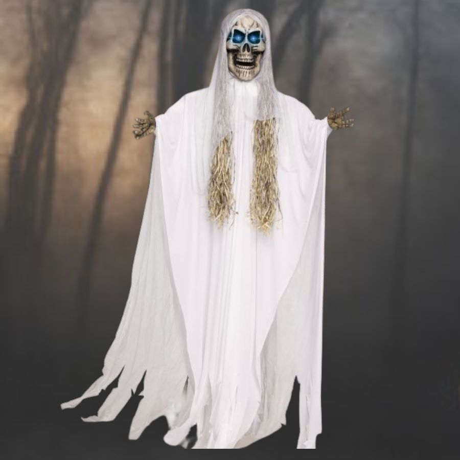 10 Ft Hanging Skull Reaper Halloween Decoration