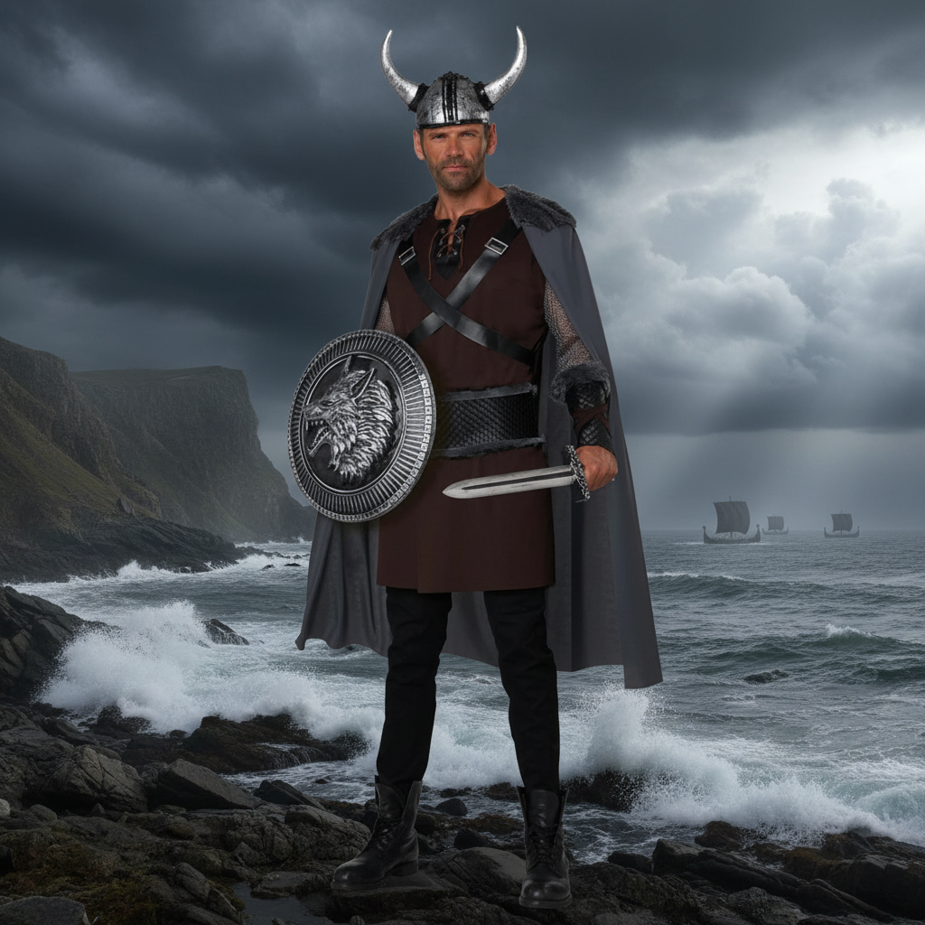Ruthless Viking Norse Battlefield Background
