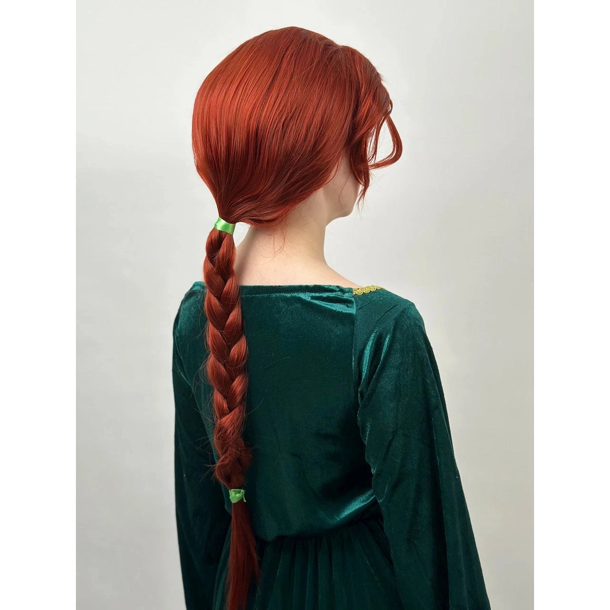 Princess Fiona Wig – Long Red Braided Costume Wig