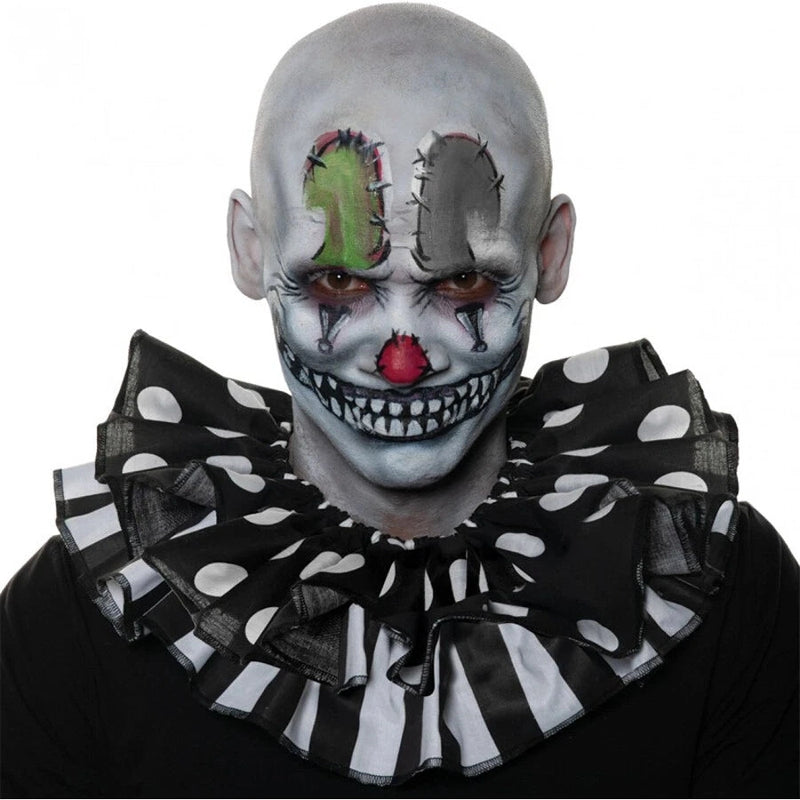 Black And White Circus Clown Collar