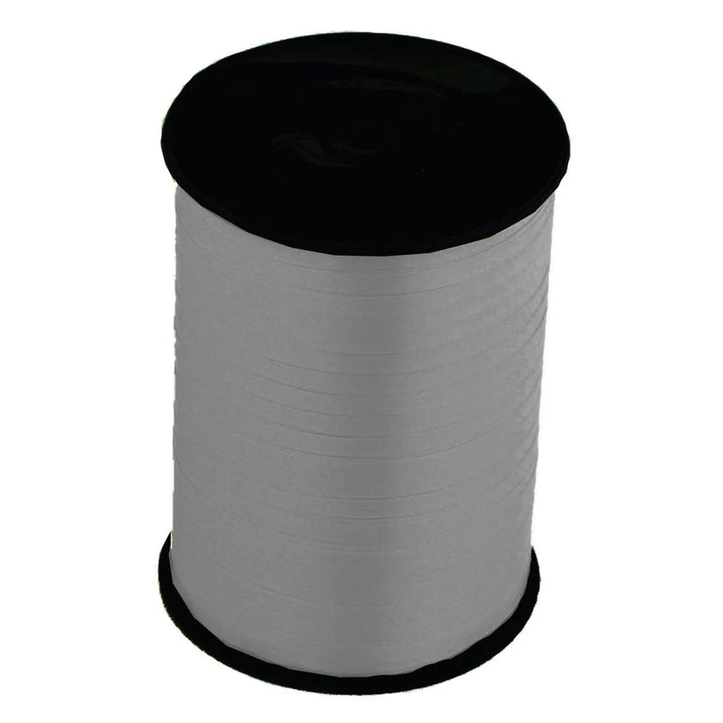 Classic Silver Curling Balloon Ribbon
