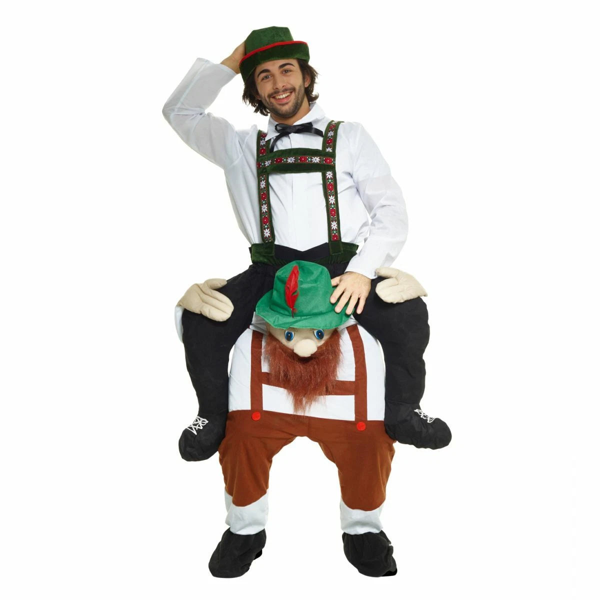 Lederhosen Beer Man Piggyback Oktoberfest Ride Costume