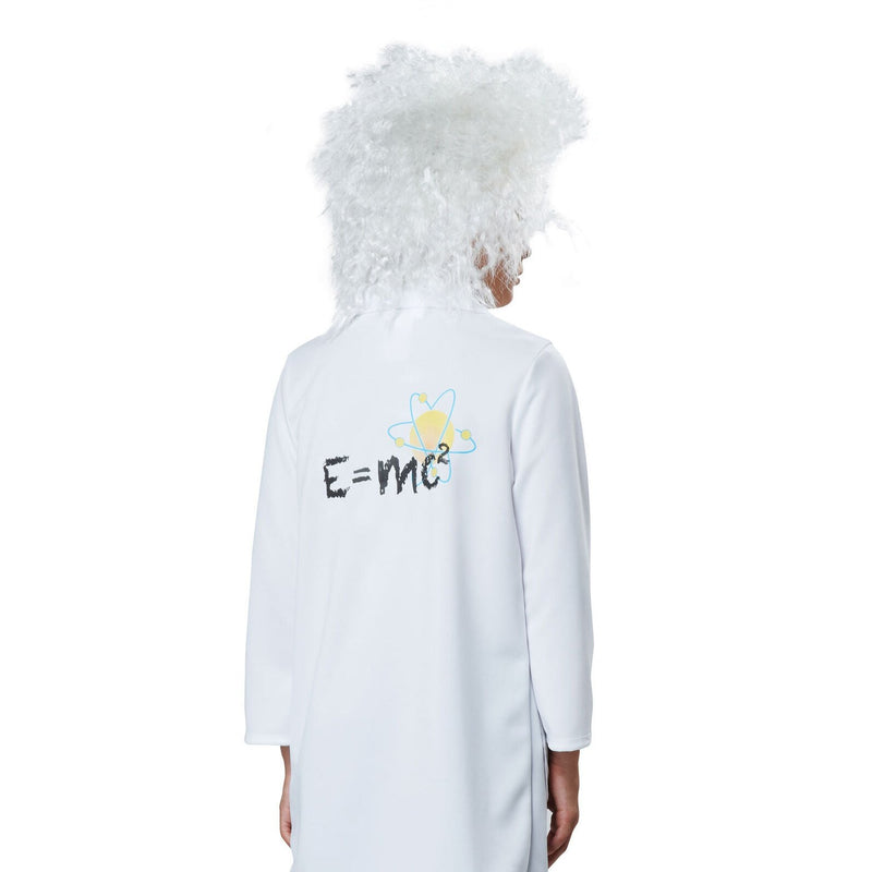 Einstein-inspired World Famous Physicist Child Costume with mustache and wig