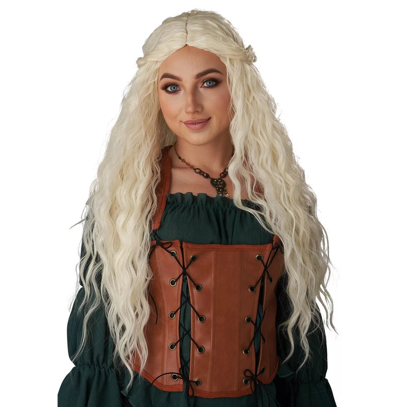 Renaissance Maiden Adult Wig (Blonde)