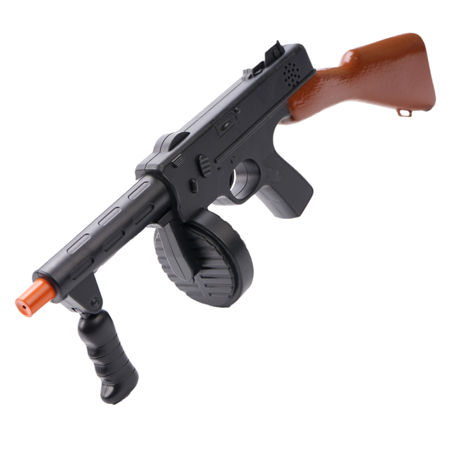 Vintage-style Gangsters Tommy Machine Gun 50cm, perfect for costume parties and historical reenactments