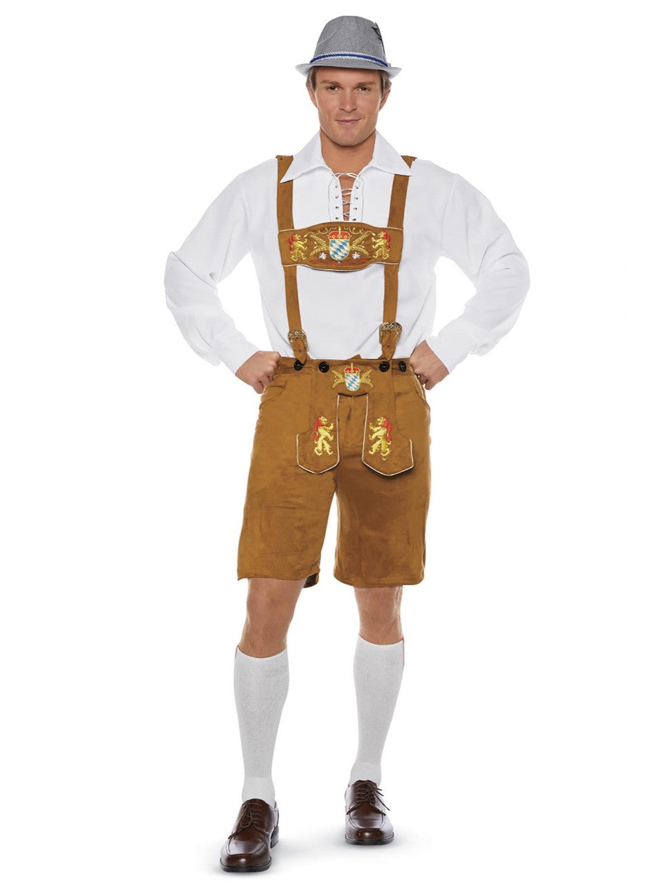 Men's Deluxe Lederhosen Costume