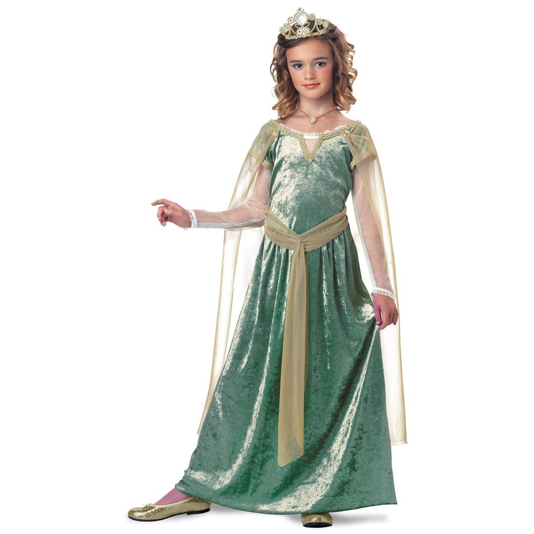 Queen Guinevere Story Book Girls Costume