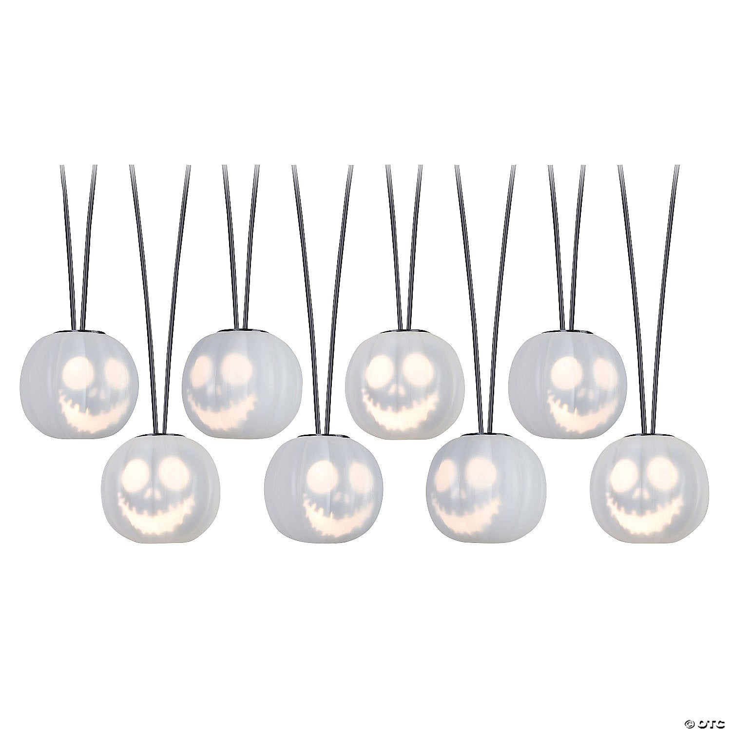 98" Jack Skellington EmoteGlow White Light String Musical Decoration.