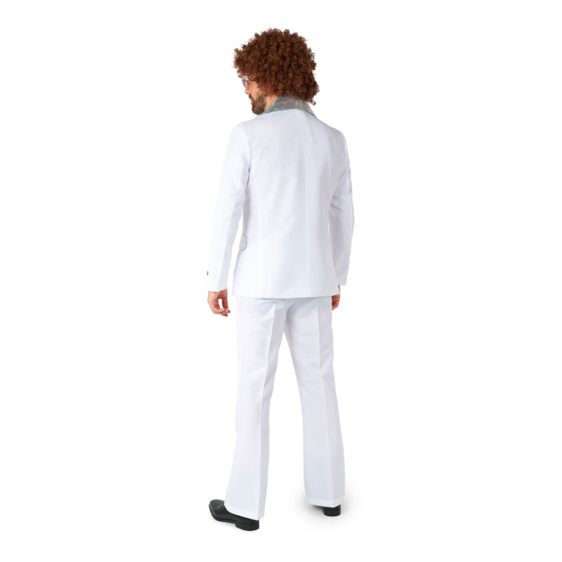 White Disco Suit Costume Mens