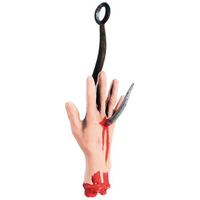 15" Meat Hook Through Hand - Jokers Costume Mega Store