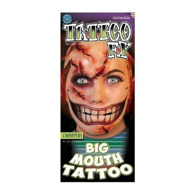 2 Faced Big Mouth Chompers - Jokers Costume Mega Store