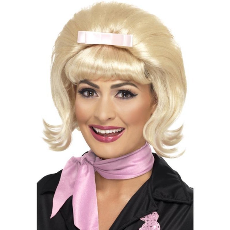 50s Flicked Beehive Bob - Blonde - Jokers Costume Mega Store