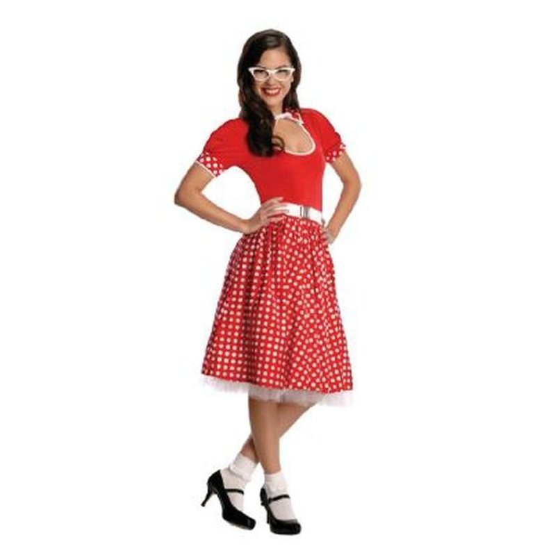 50's Nerd Girl Costume Size Xs - Jokers Costume Mega Store