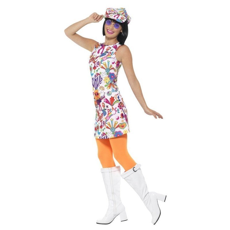 60s Groovy Chick Costume - Jokers Costume Mega Store