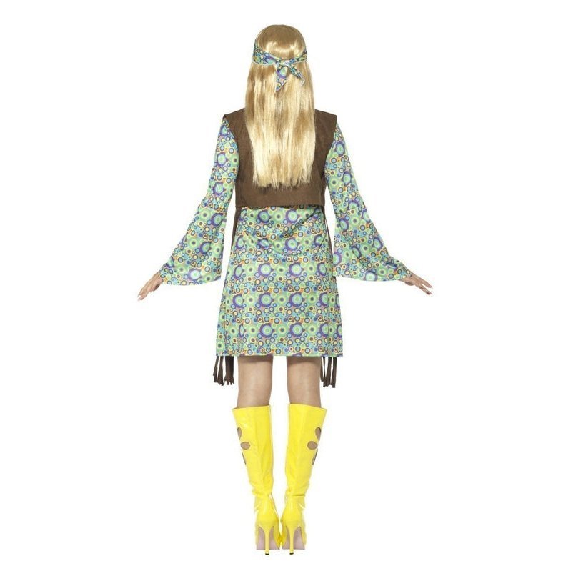 60s Hippie Chick Costume, with Dress - Jokers Costume Mega Store