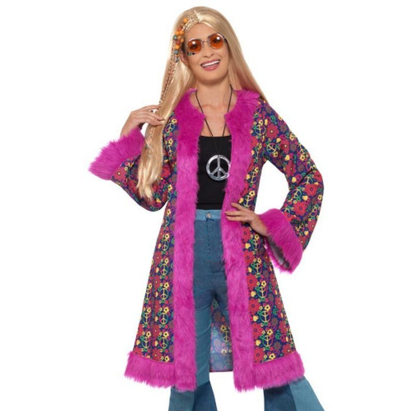 60s Psychedelic Hippie Coat - Jokers Costume Mega Store