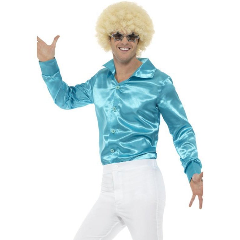 60s Shirt, Blue - Jokers Costume Mega Store