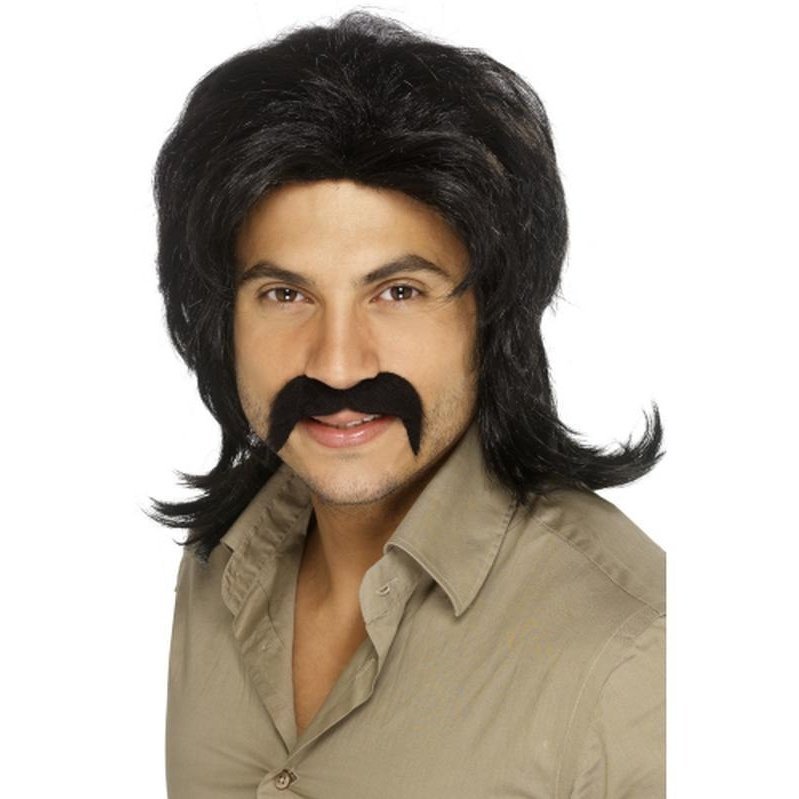 70s Retro Wig - Black - Jokers Costume Mega Store