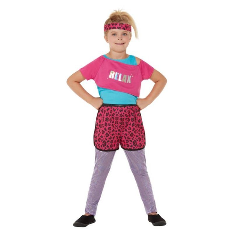 80s Relax Costume, Pink - Jokers Costume Mega Store