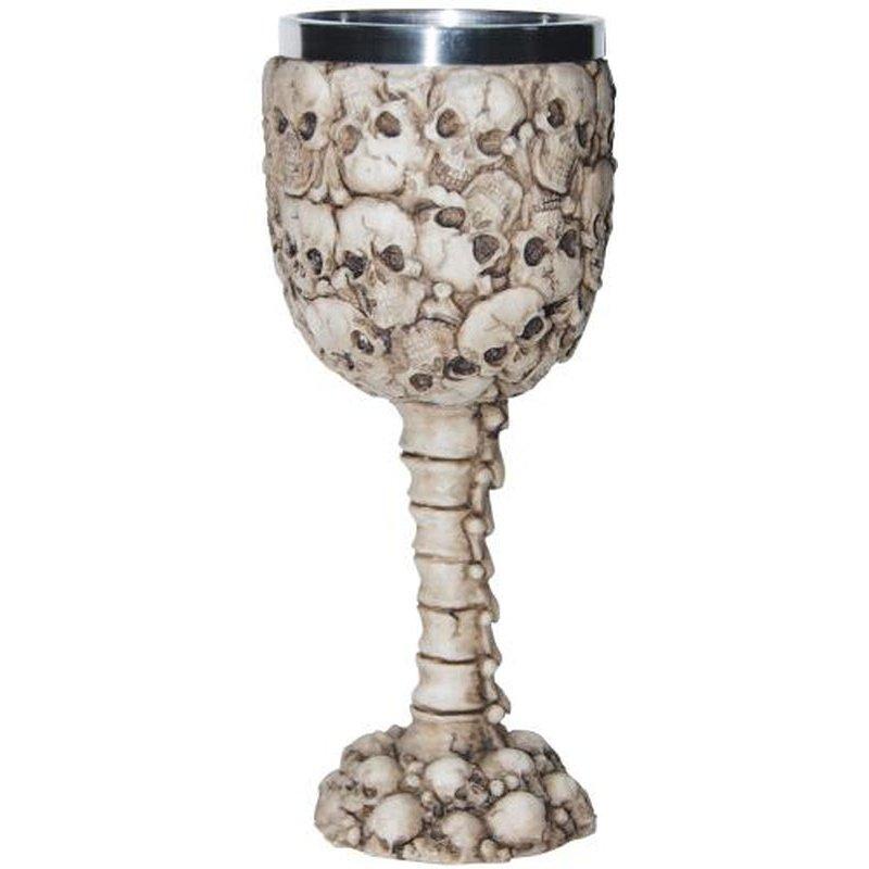 SKULL GOBLET-Halloween Props and Decorations-Jokers Costume Mega Store