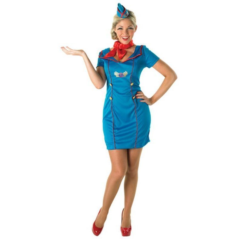 Air Hostess Costume Size S - Jokers Costume Mega Store