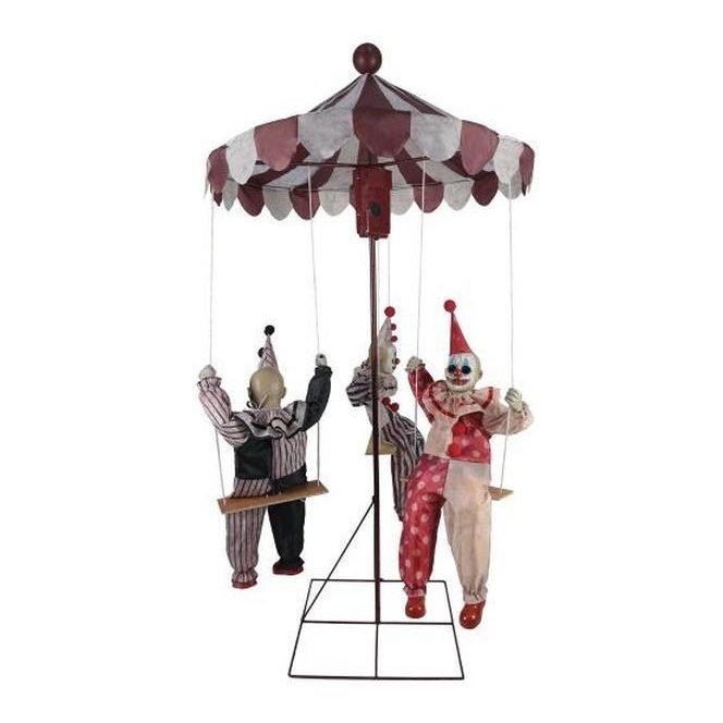 Animated Clown Go Round Prop - Jokers Costume Mega Store