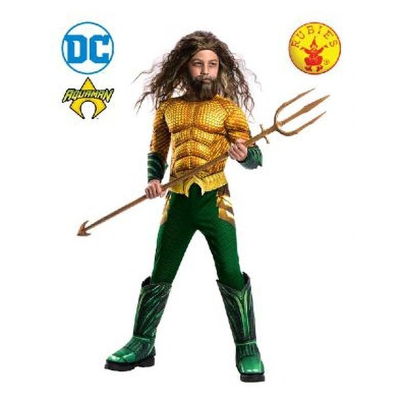 Aquaman Deluxe Costume, Child - Jokers Costume Mega Store
