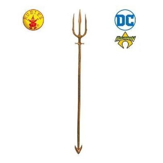 Buy Aquaman Trident - Gold-Plated DC Comics Costume Accessory