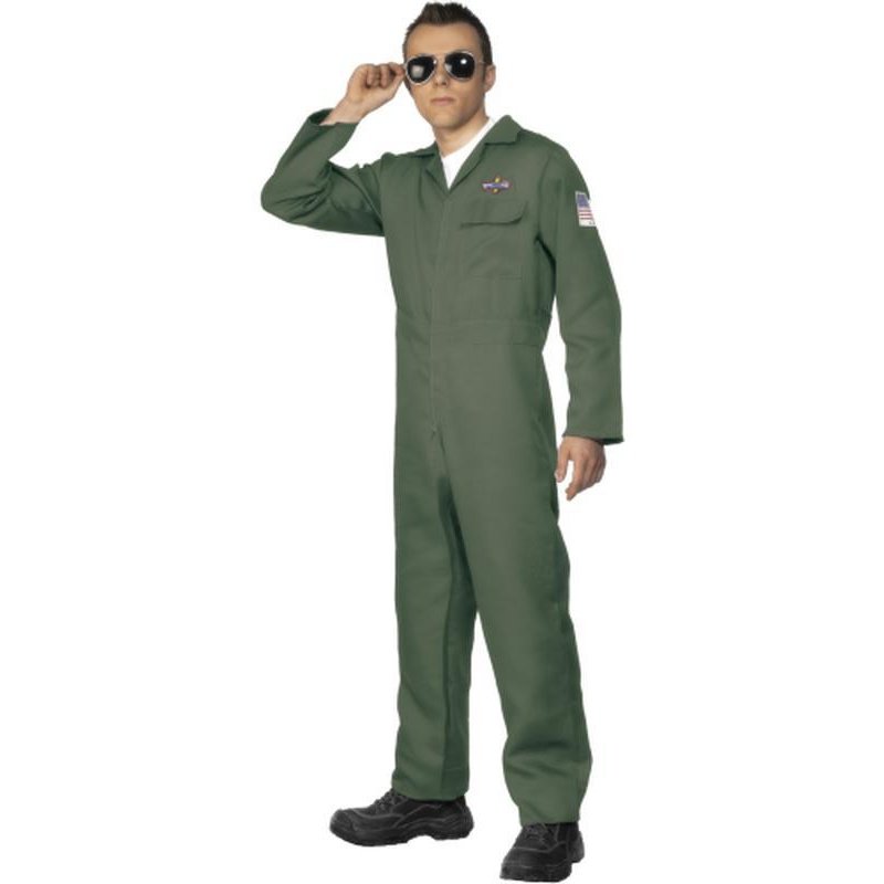 Aviator Costume, Green - Jokers Costume Mega Store