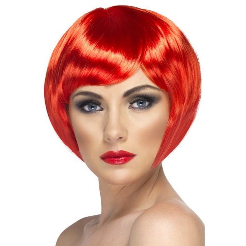 Red Short Bob with Fringe Wig Shop Now Jokers Costume Mega Store